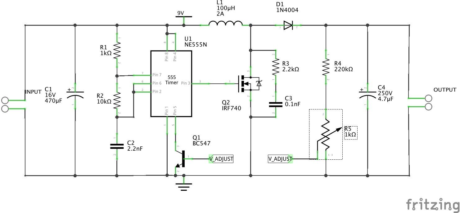 555 boost converter