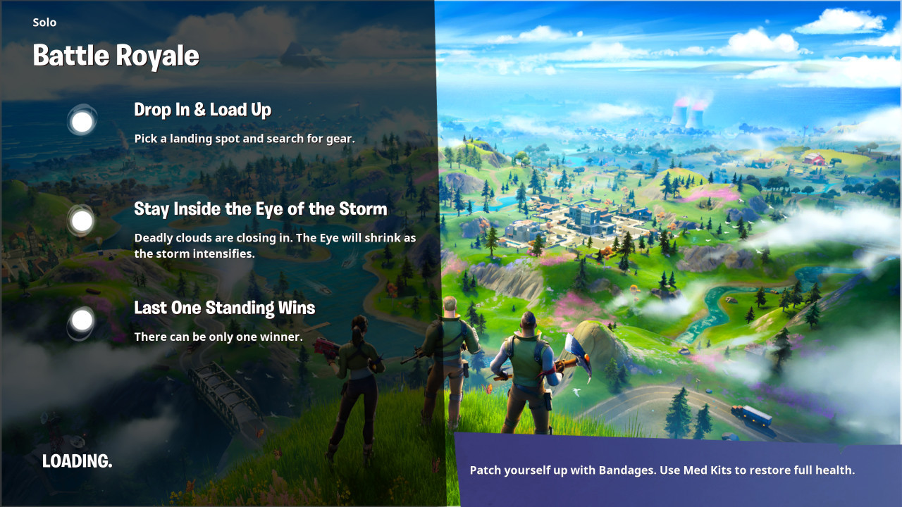 FORTNITE load screen - progress bar stuck