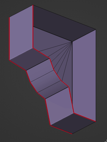 Mesh Vertex Connect Path, Many to Single - GiF