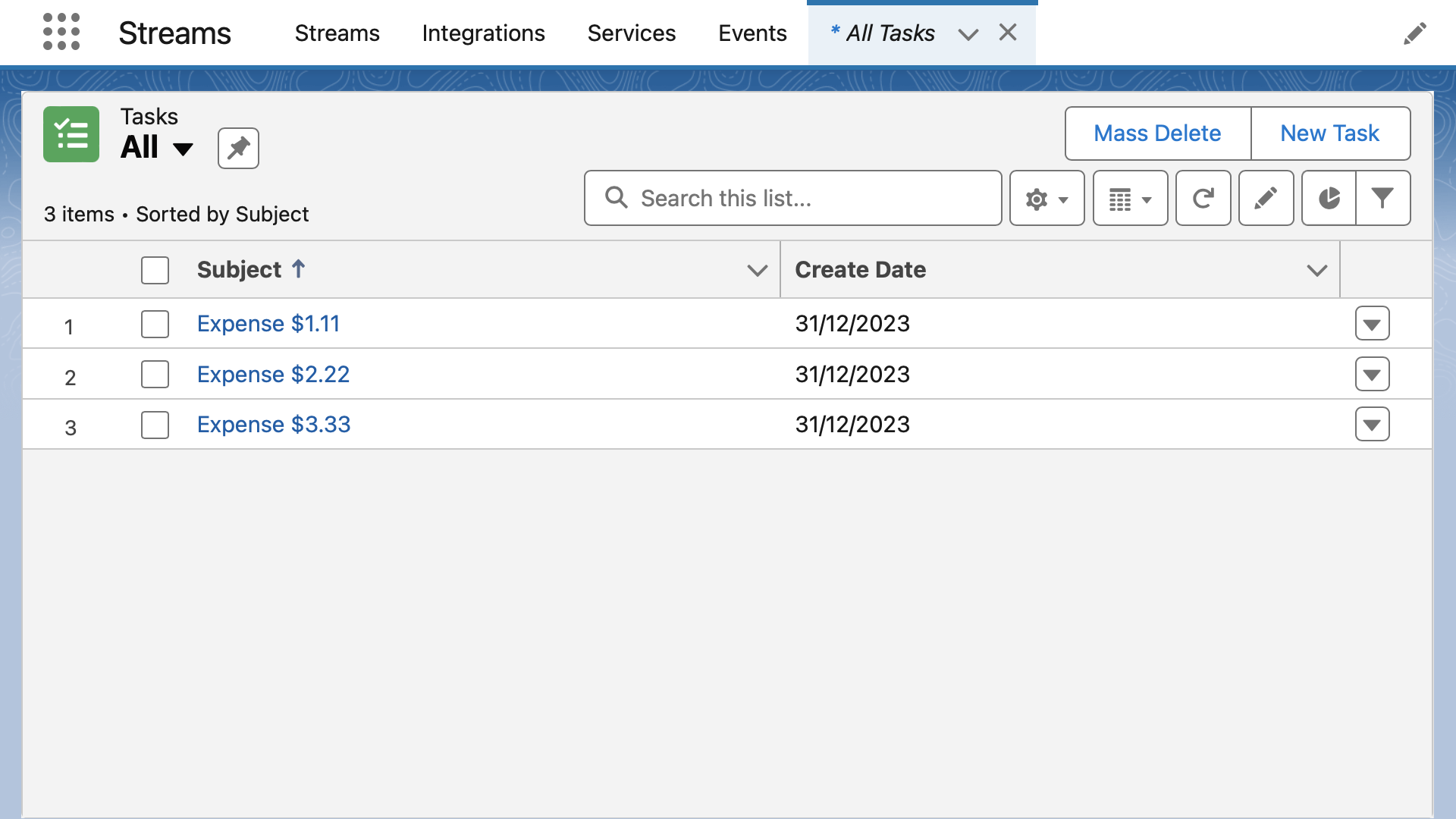 Bulkified invoke - example results with one DML