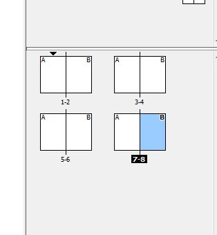 Document master page setup