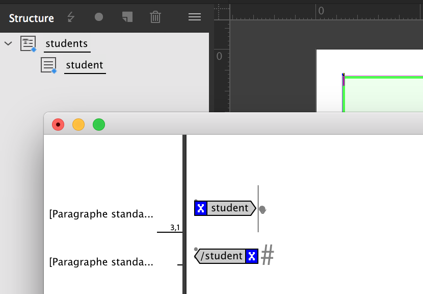 Adding page break inside student node