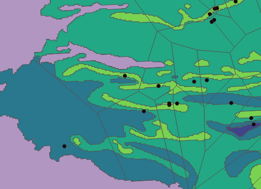 Both layers joined with union tool