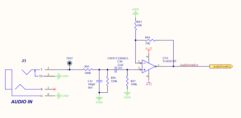 Filter schematic