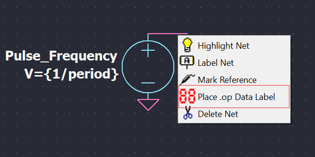 Adding a .op data label