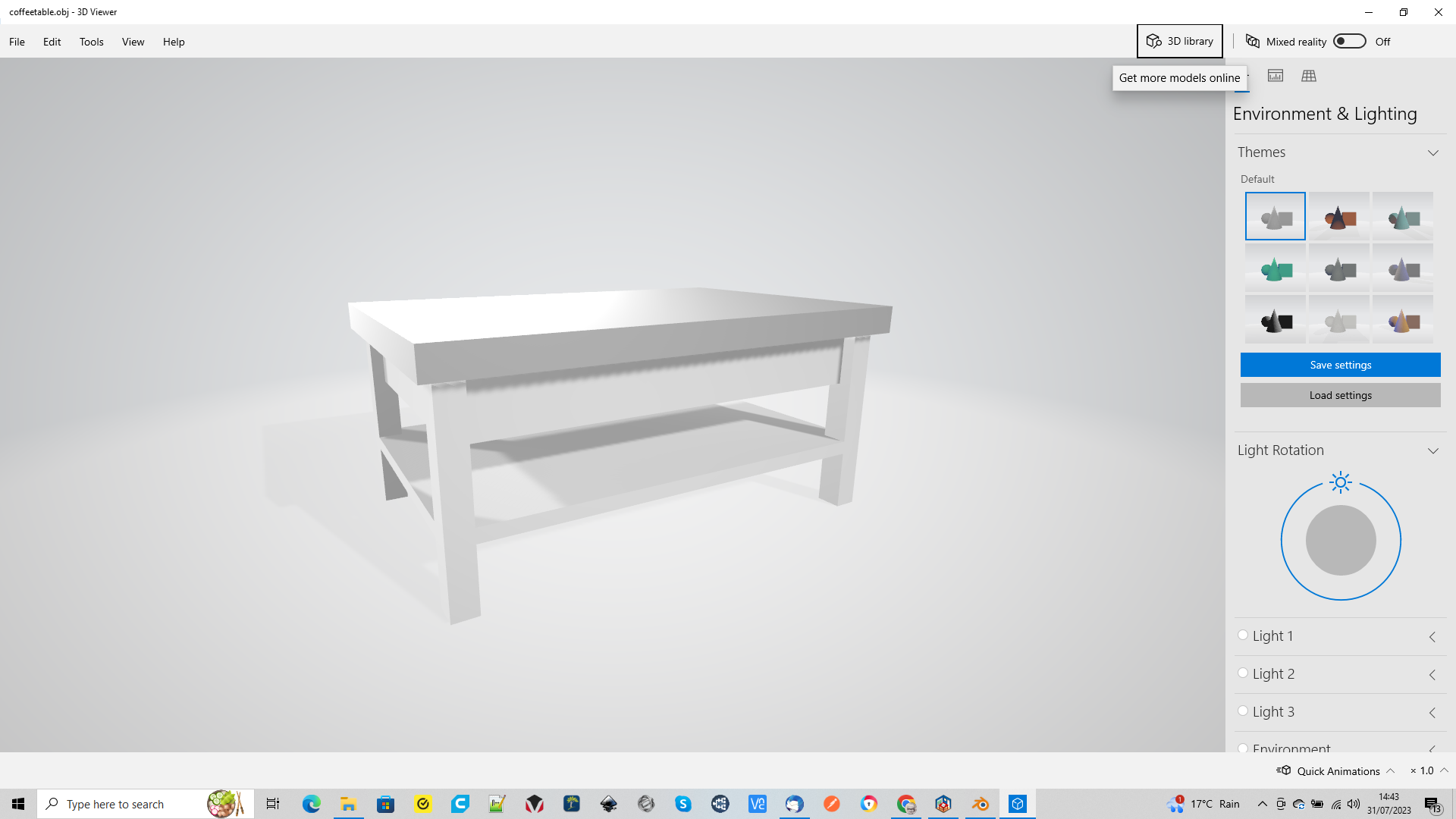 file explorer 3d view