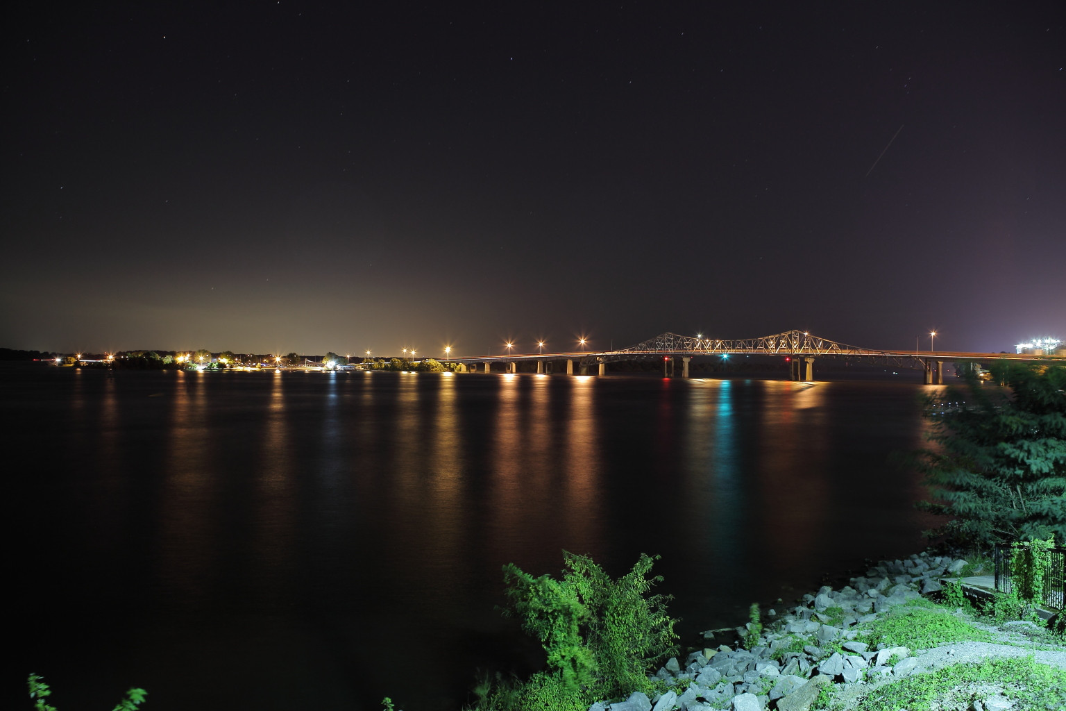 Bridge at night