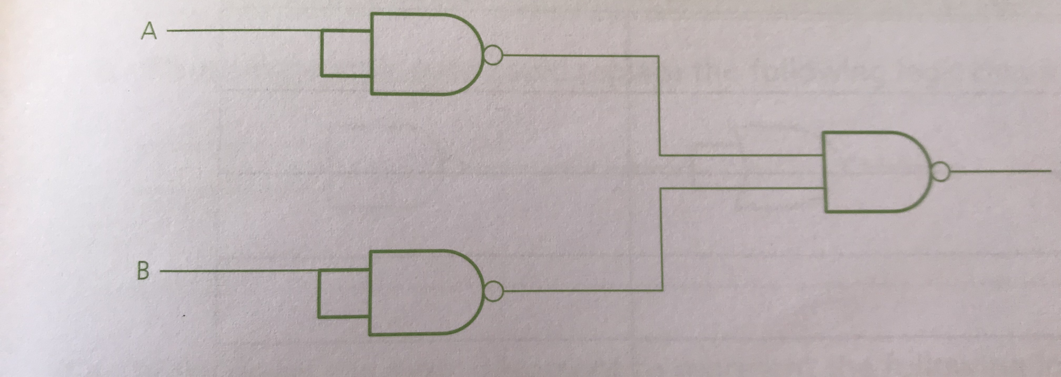 NAND gate with single input