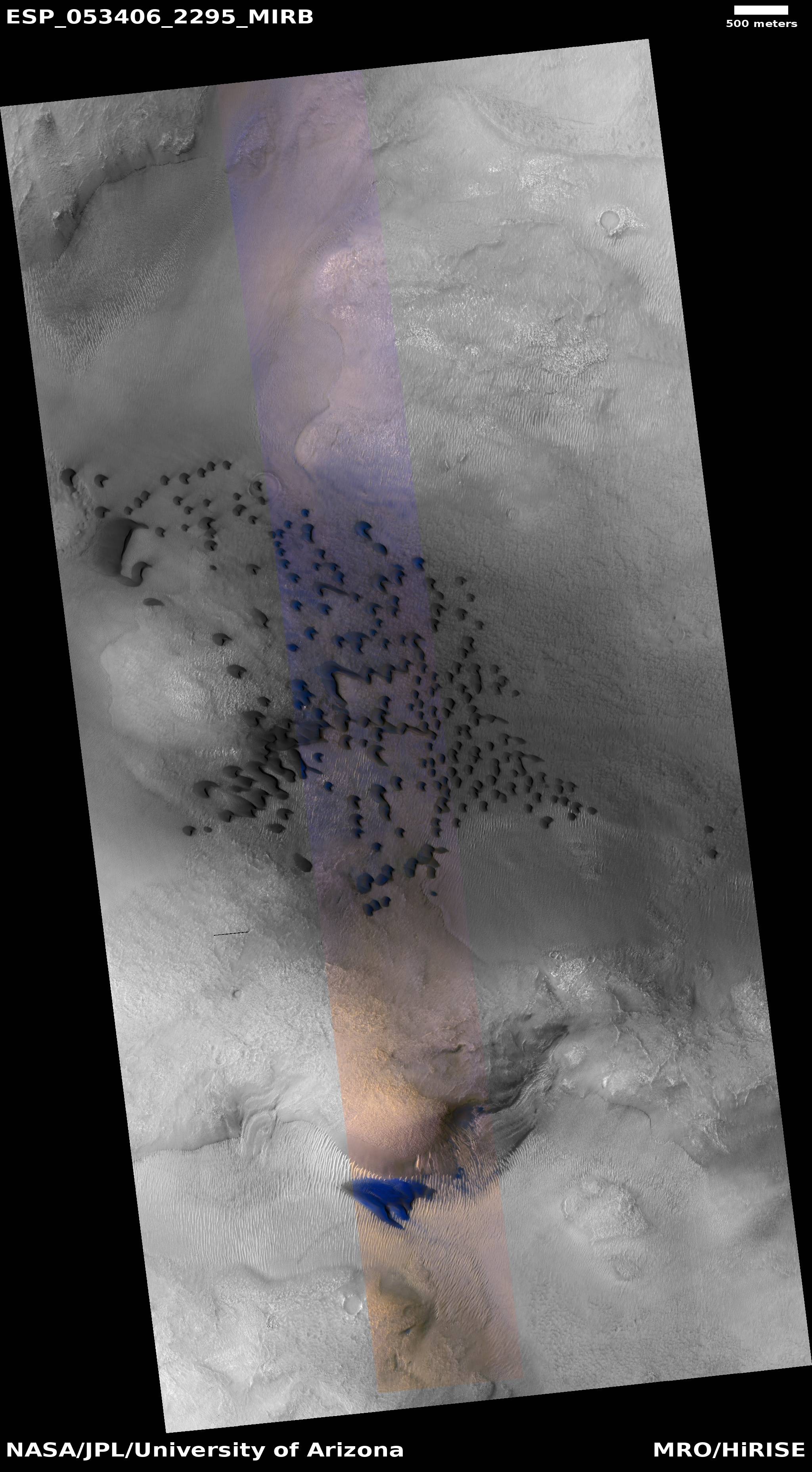 Blue-Green, Red, and Near IR