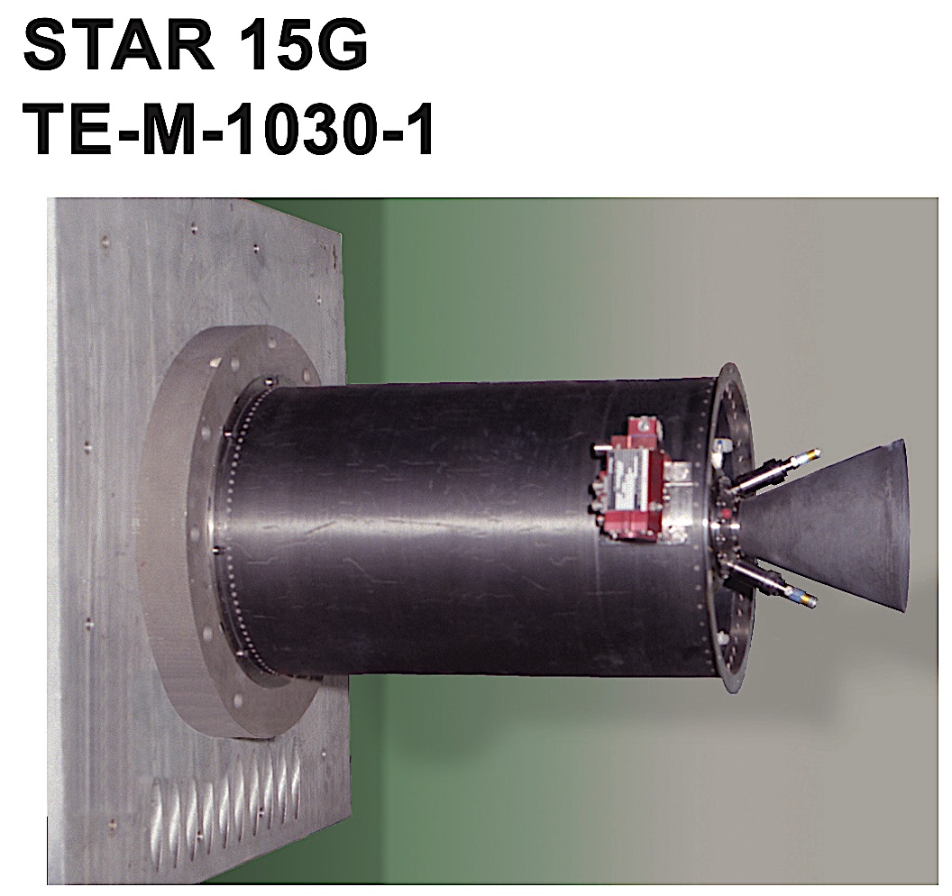 Northrop Grumman STAR 15G upper stage rocket motor from their online catalog PDF