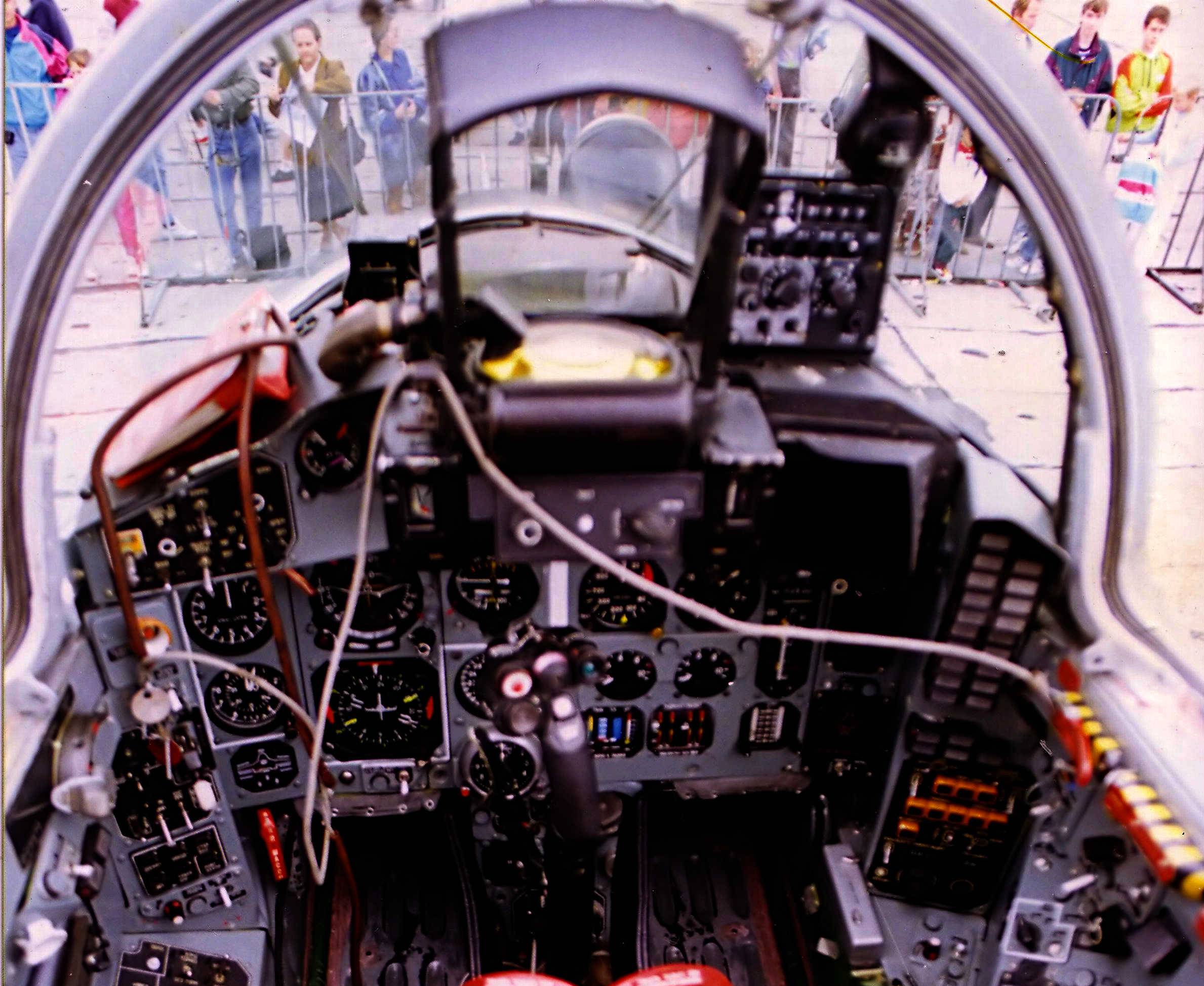 Cockpit of a mig29