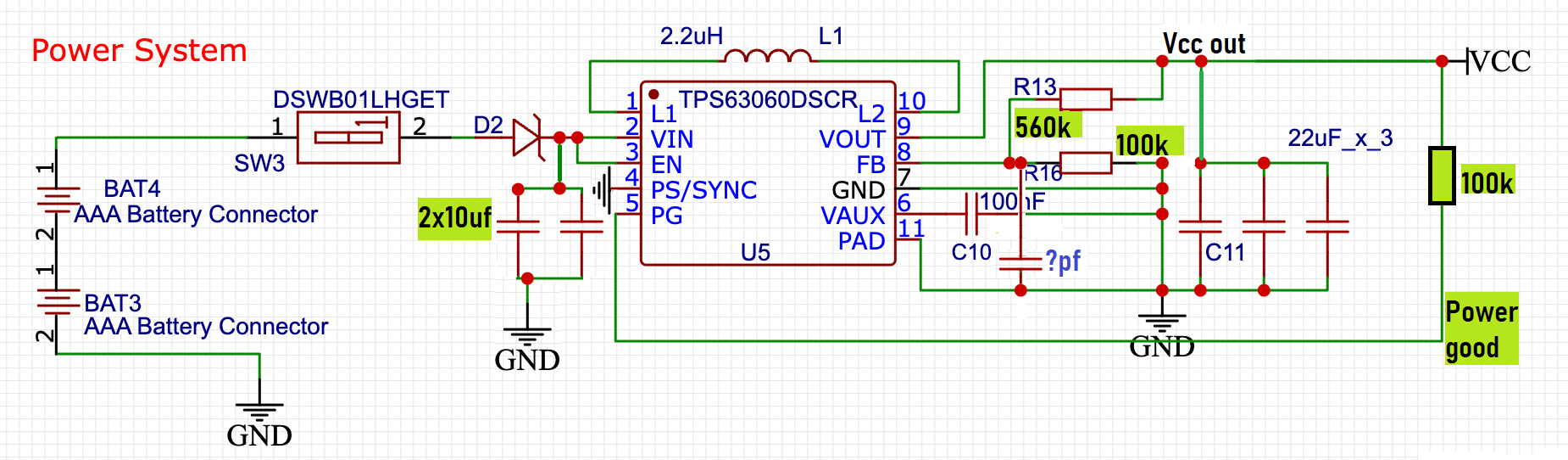 updated schematic diagram