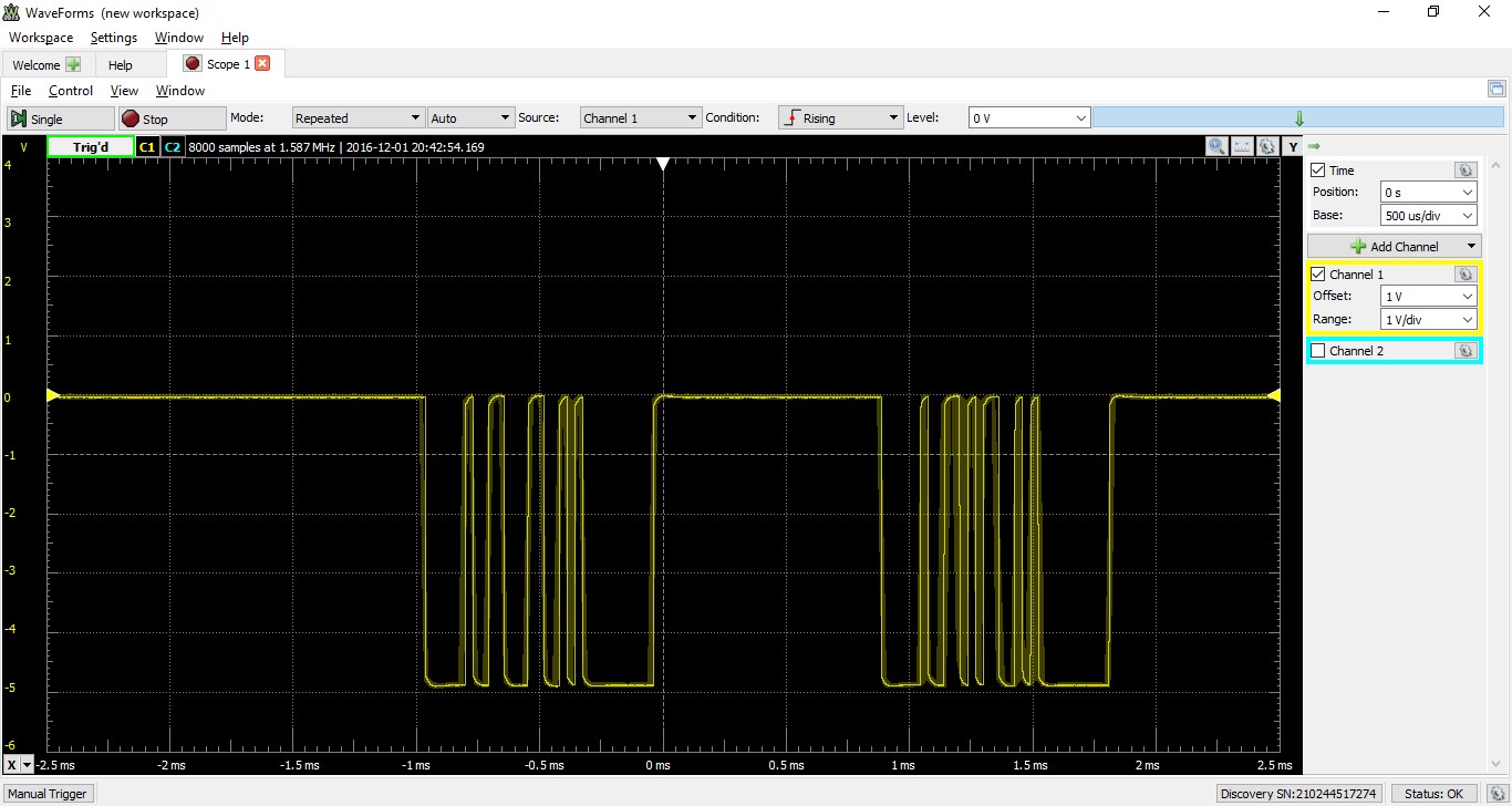 Axiom49 oscilloscope screenshot