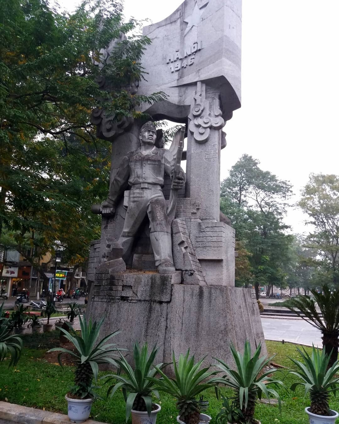 back of the monument