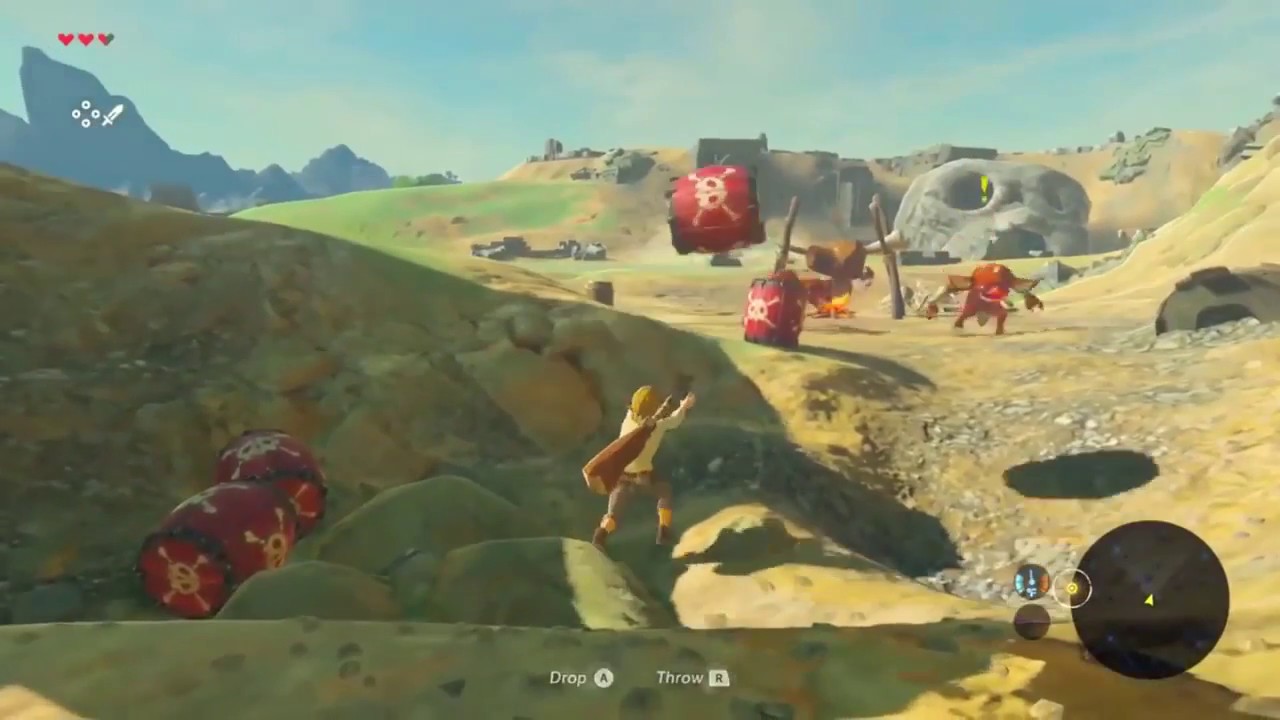 Z Breath of the Wild Explosive Barrels