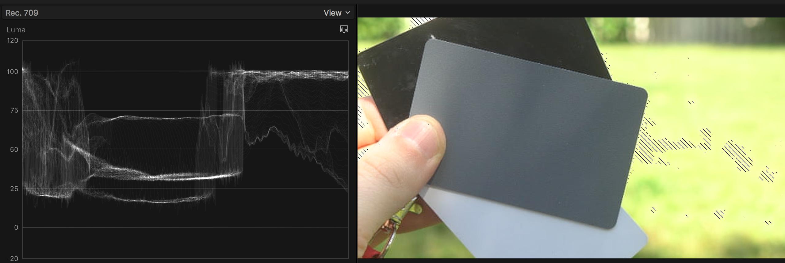 final cut waveform scope