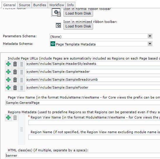 Sample page metadata