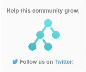 Help this community grow -- follow us on twitter!