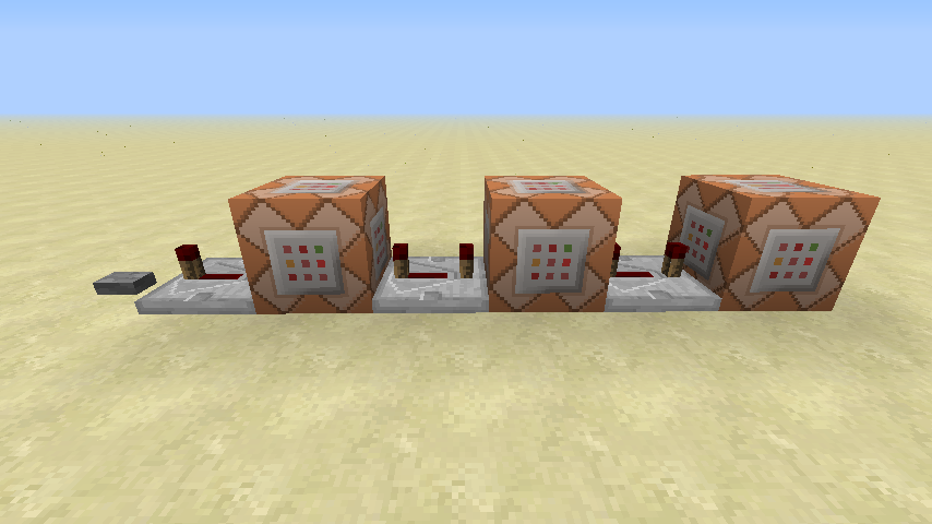 How to string together command blocks