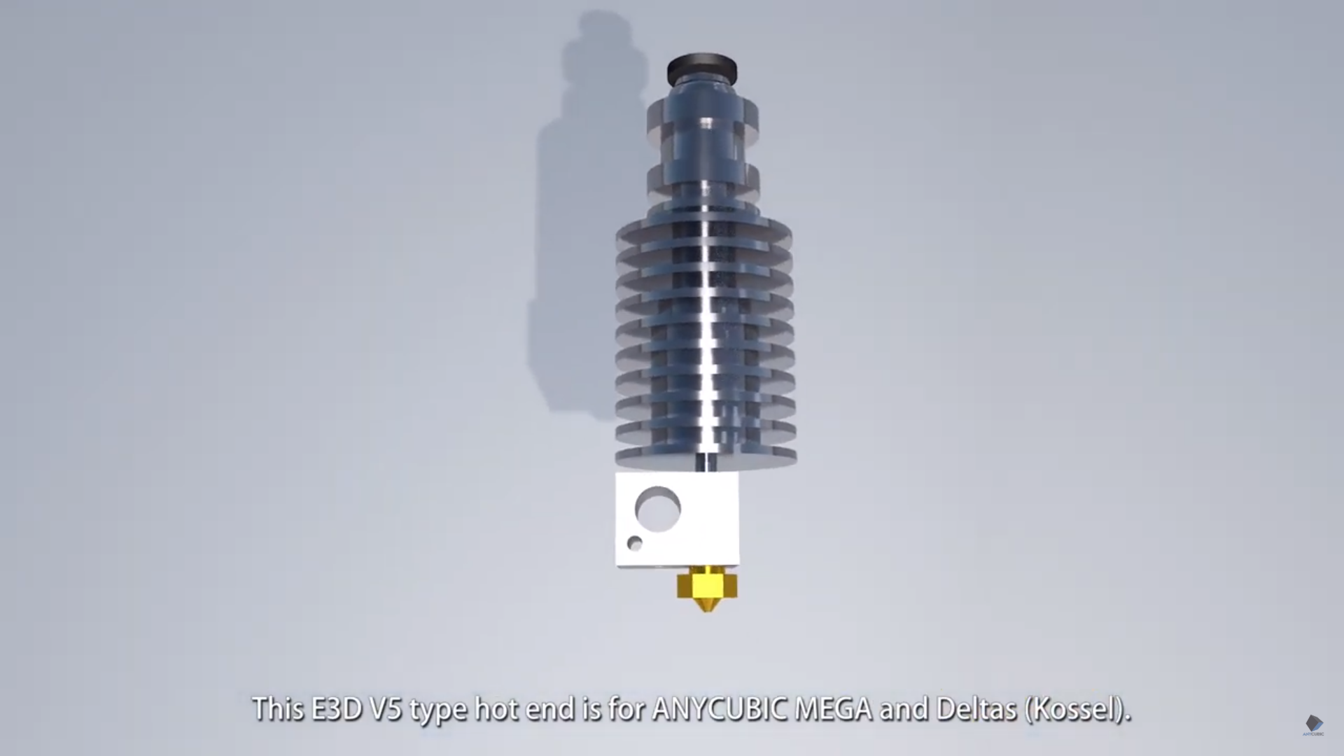 E3D v5 of Anycubic Mega assembled view