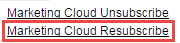 Marketing Cloud Subscriptions Links
