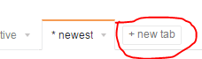 New Tab button