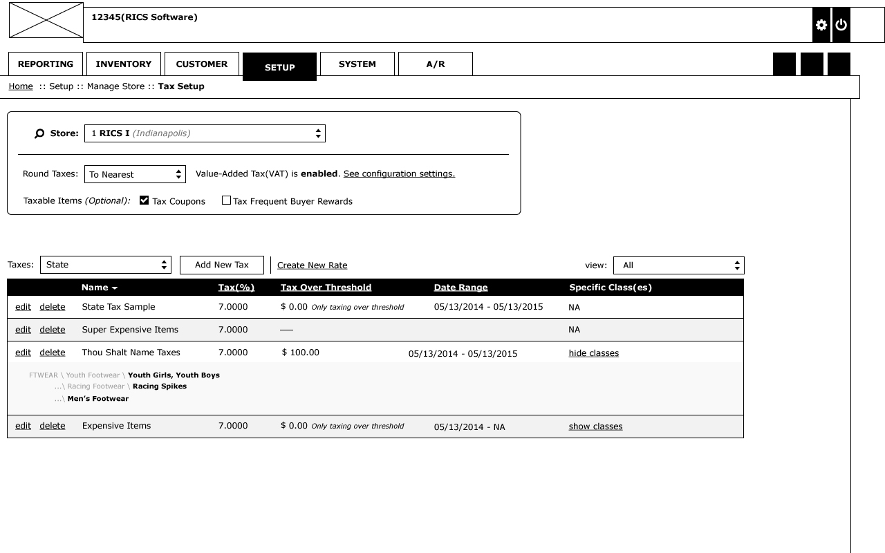 Page Redesign Wireframe