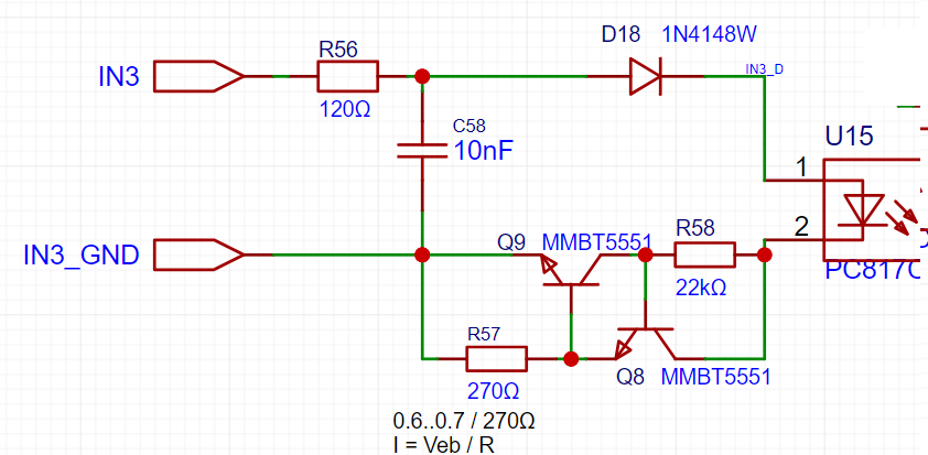 optocoupler input