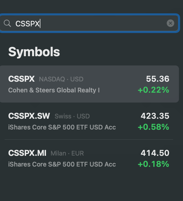 CSSPX screenshot