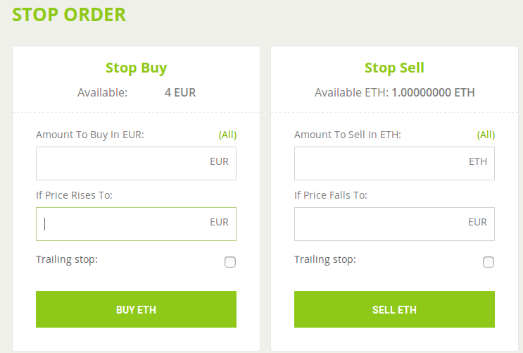 Stop loss orders on bitstamp