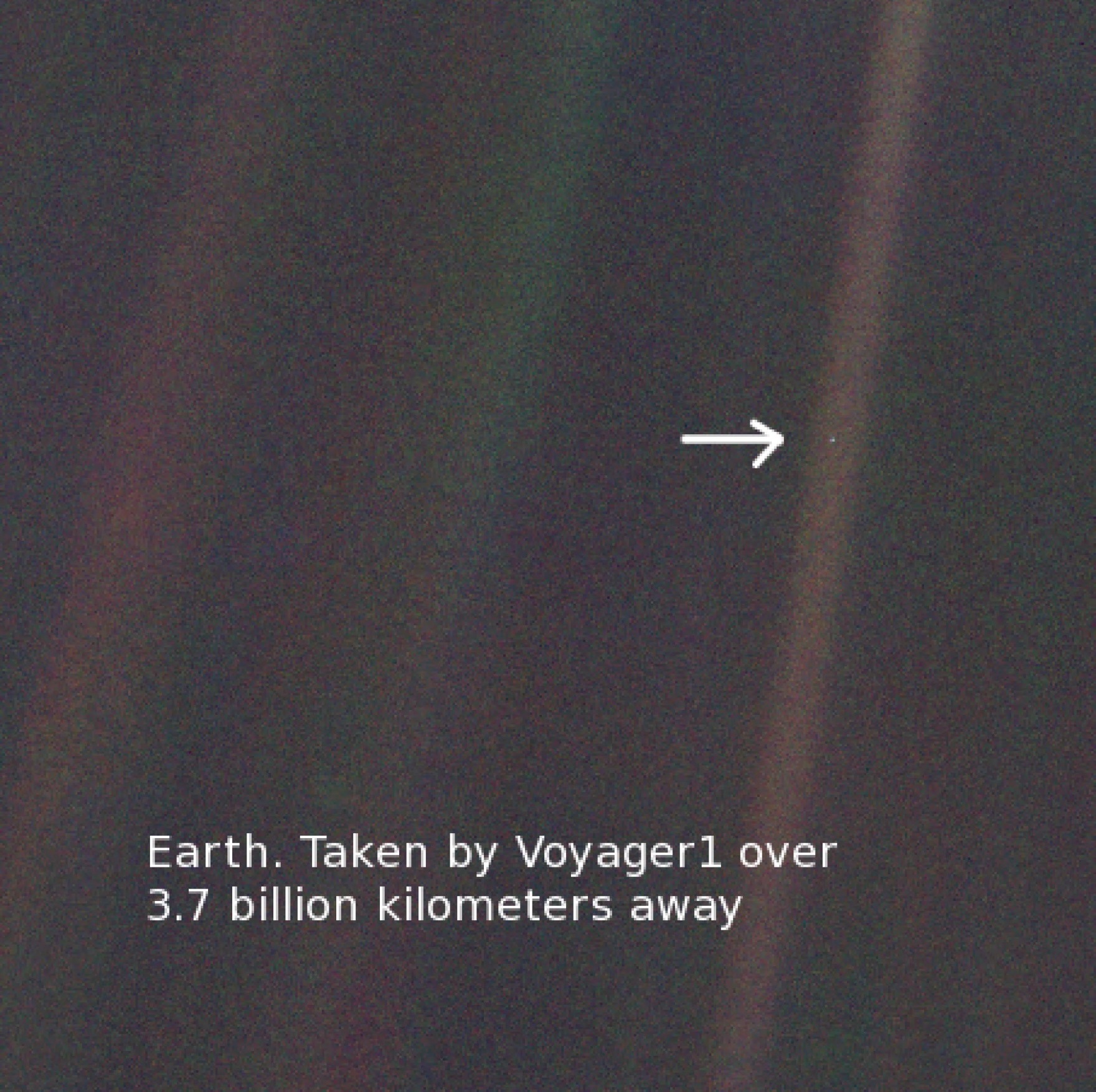 Pale blue dot photo