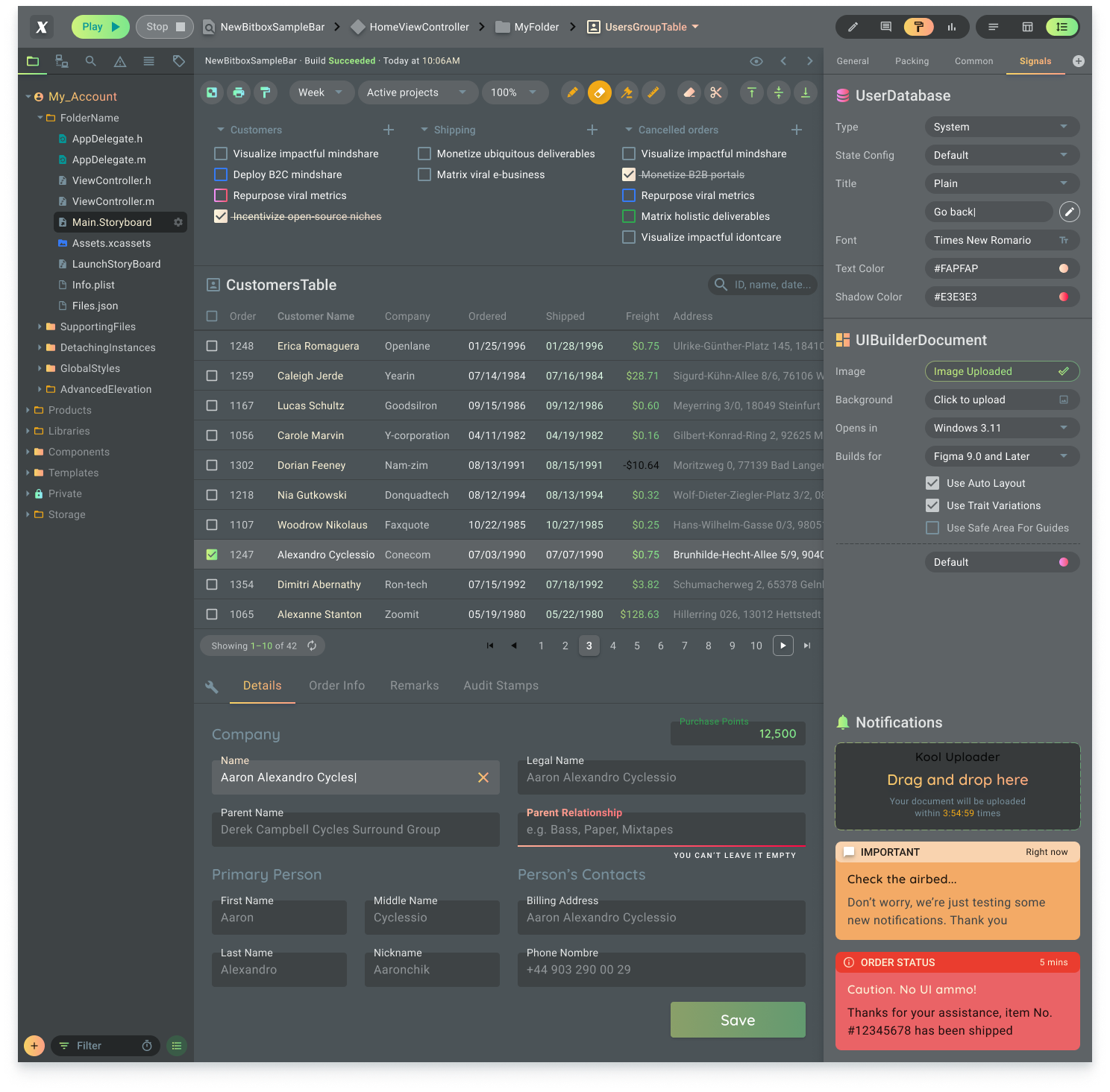 Database Layout