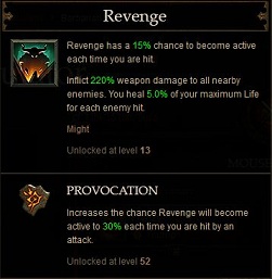 Revenge runed with Provocation