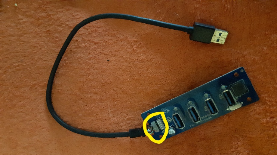 part that connects the wires to the PCB