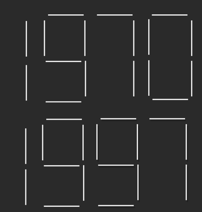 The numbers 1970 and 1997 written with matches