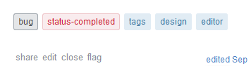 Proper space between tags