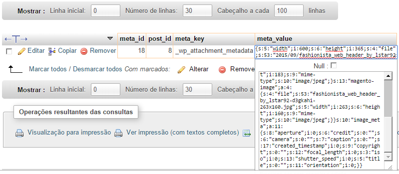 attachment no banco de dados