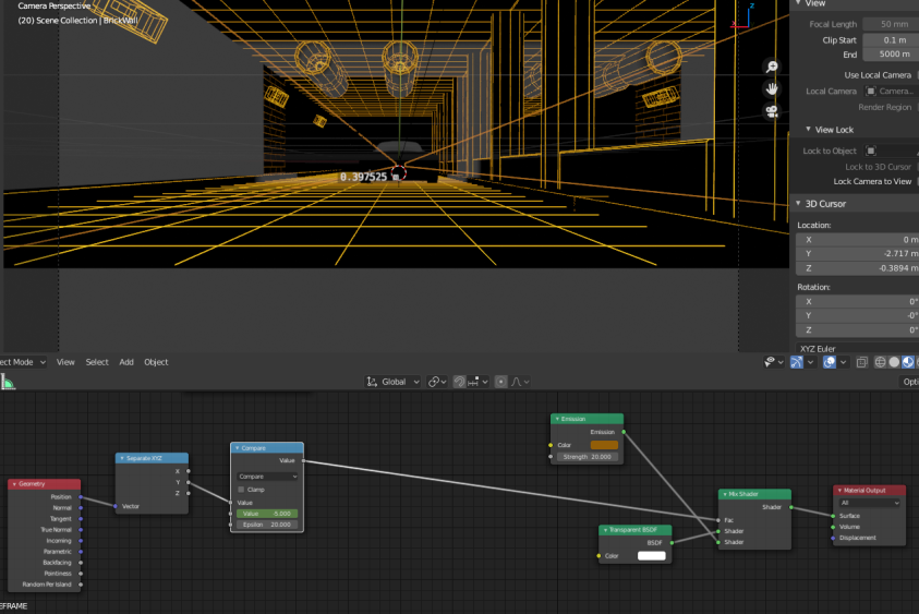 The nodes in place