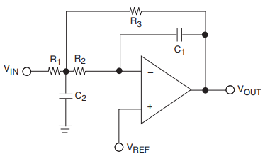 MFB Filter with Reference voltage