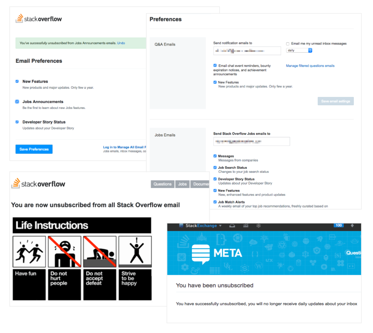 Old Email User Interfaces