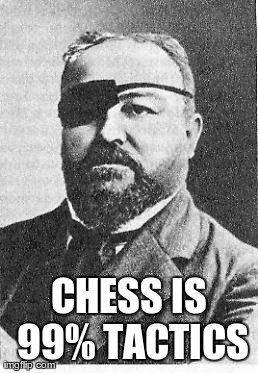 Chess is 99% tactics