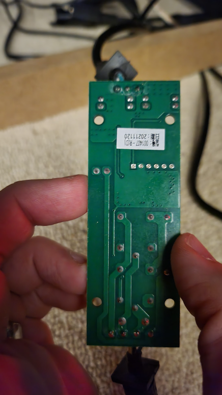 circuit board rear