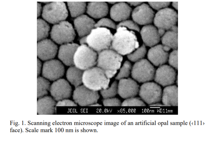 the structure of one synthetic Opal