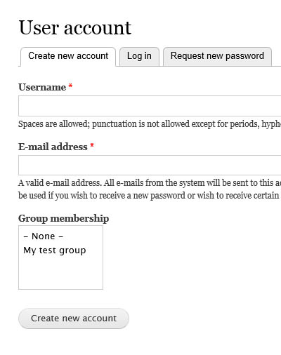 group membership list screenshot 1