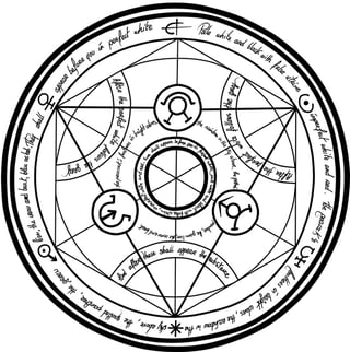 An example of a transmutation circle