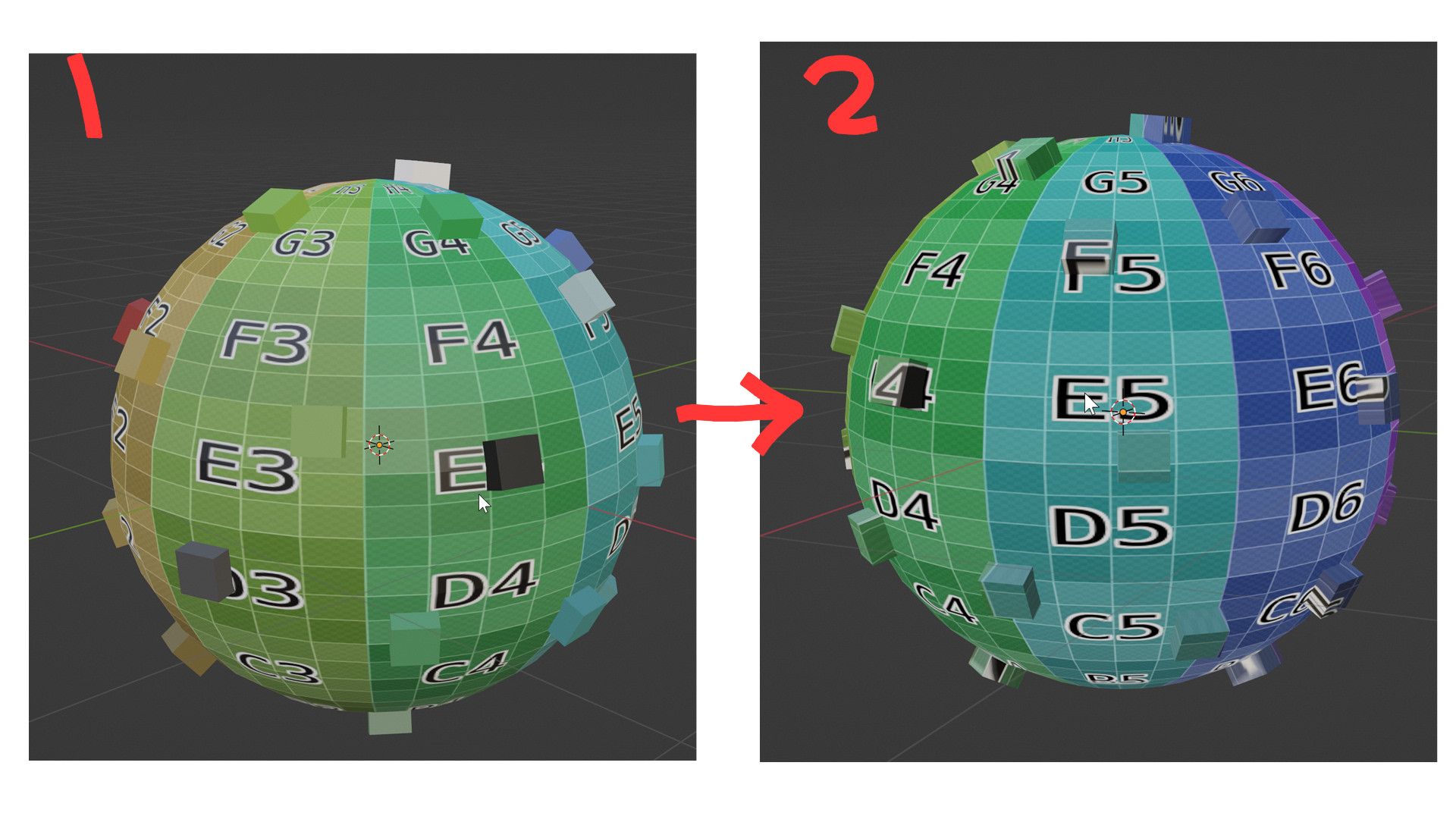 Each vertex on instances should have its own "UV position" instead of sharing same information