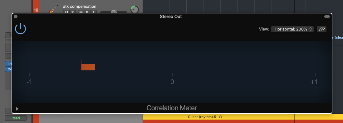 correlation meter