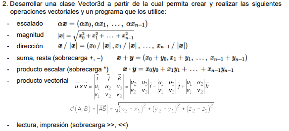 enunciado del ejercicio