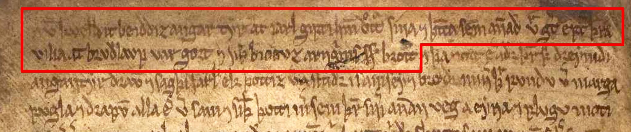 Scan of part of folio 73v of manuscript H, transcribed below