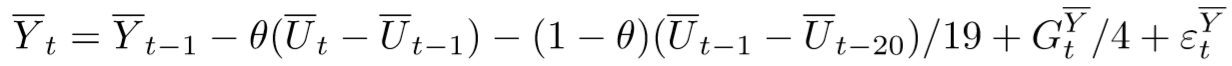 formula for long-run GDP